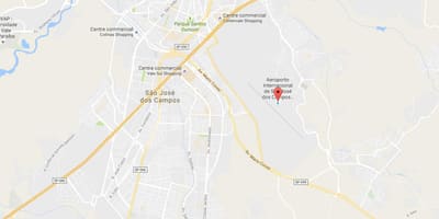 Kartica je Međunarodna zračna luka San Jose-дус-campus