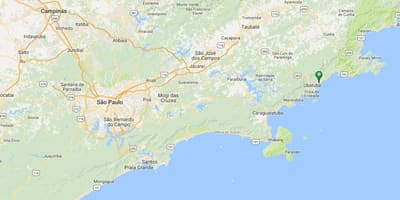 Karta plaža Вермелья do Norte