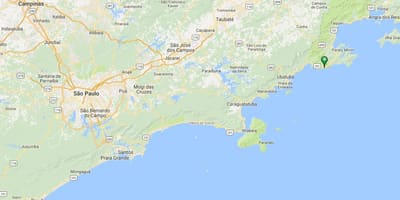 Karta plaže Камбури
