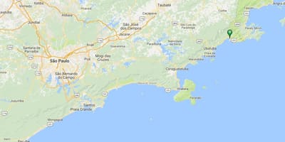 Karta plaže Эсталейро