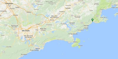 Karta plaže Puruba