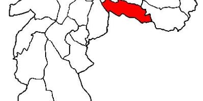 Karta супрефектур Vila Пруденти-Sao Paulo
