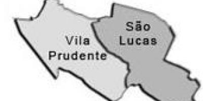 Karta супрефектур Vila Пруденти