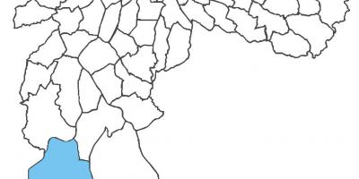 Karta okruga Parelheiros