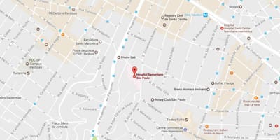 Karta samaritano, odličan bolnici u Sao Paulu