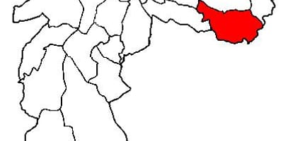 Karta San Матеус pod-prefektura Sao Paulo