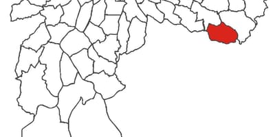 Karta okruga San Rafael