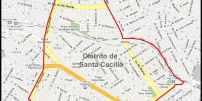 Karta Santa Cecilia Sao Paulo