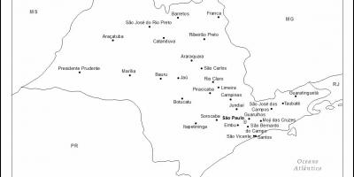 Karta Sao Paulo Bogorodice, glavnog grada