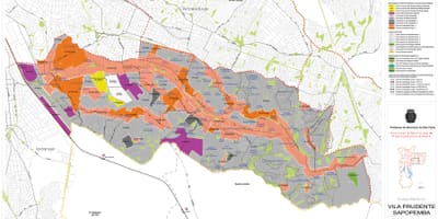 Karta Sao Paulo Vila-Пруденти - oduzimanje zemljišta