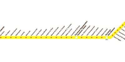 Karta Sacomã terminal Экспрессо Тирадентис