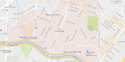 Karta Sao Paulo Vila Гильерне