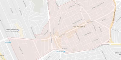 Karta Sao Paulo Vila-Пруденти