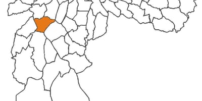 Karta Vila Andrade područje