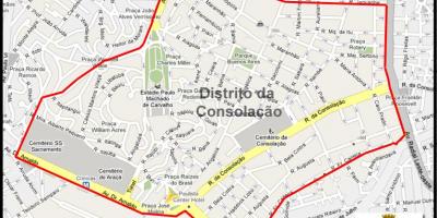 Karta Консоласан Sao Paulo